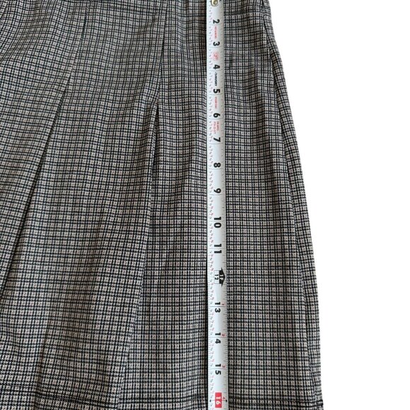 MAX STUDIO Brown Pleated Stretch Holiday Skirt Size Small NEW NWT - Picture 7 of 11